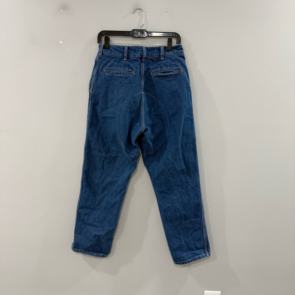 Emma Rothkopf Jeans Hunting Cross Front in Blue Timp Denim - Picture 10 of 10